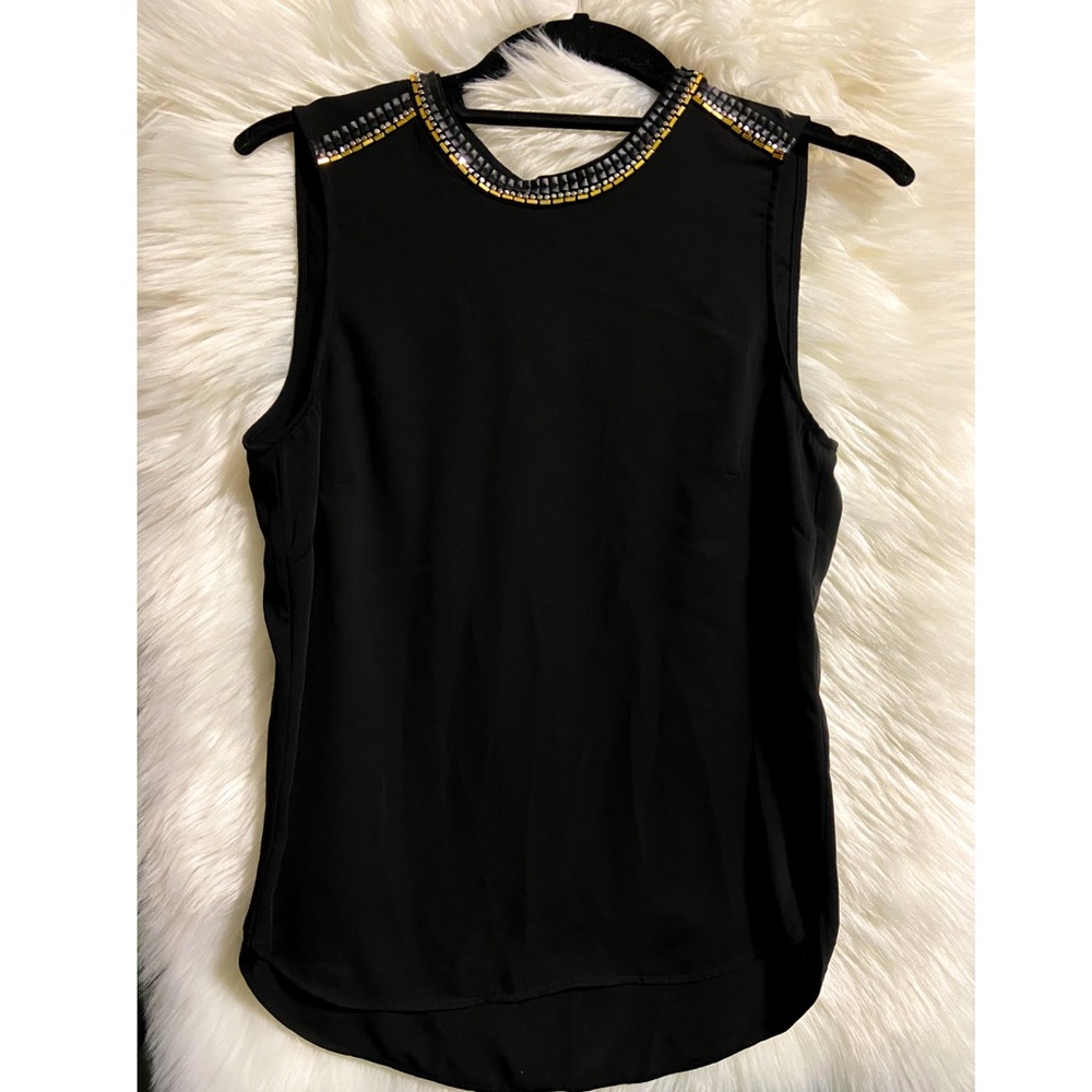 Exclusive Beaded Sleeveless Top